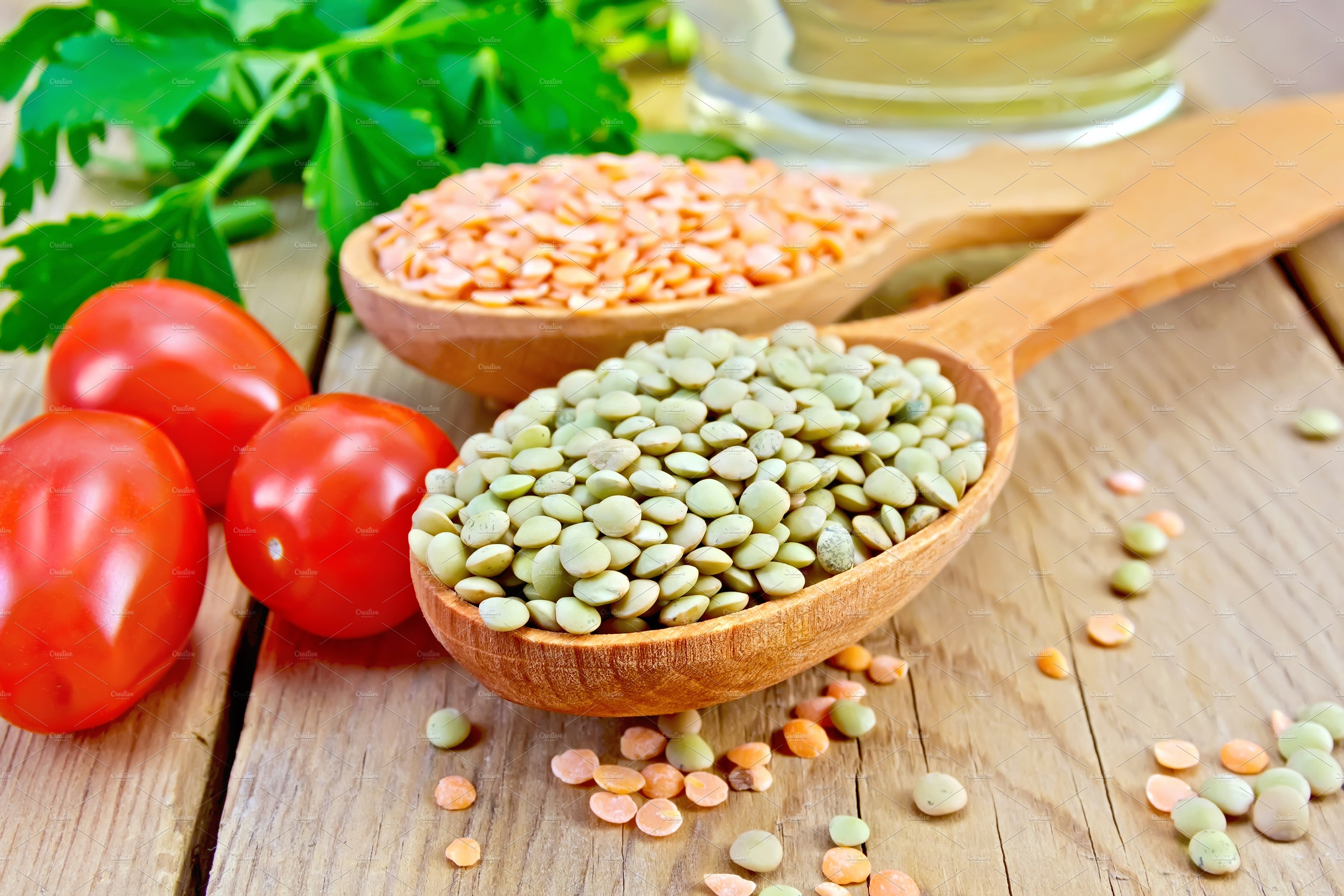 Red & Green Lentils